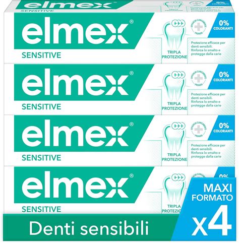 Elmex Dentifricio Sensitive Confezioni Da Ml I Trattamento Per