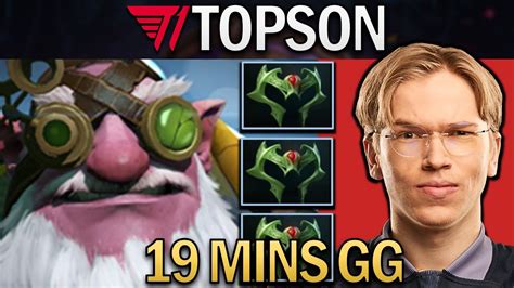 Sniper Dota Gameplay T Topson Mins Gg Youtube