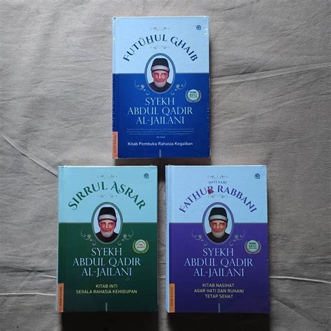 Jual PAKET BUKU TRILOGI SYEKH ABDUL QADIR AL JAILANI Futuhul Ghaib