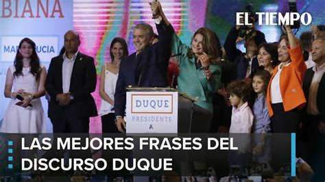 Estas fueron las mejores frases de Iván Duque durante su discurso EL