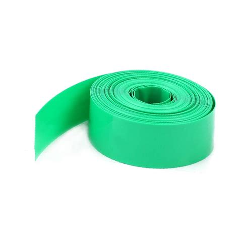 Buy X DREE 5m 16 4ft 23mm Green PVC Heat Shrink Wrap Tubing For 1 X AA