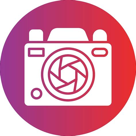 Estilo Del Icono De Exposición De La Cámara De Diseño Vectorial