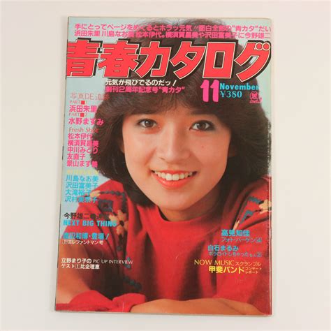 【やや傷や汚れあり】 青春カタログ 1981年11月号 昭和56年 浜田朱里 松本伊代 水野ますみ 横須賀昌美の落札情報詳細 ヤフオク