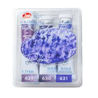 White Nights Acuarelas Violet Granulación Set 3 tubos de 10ml