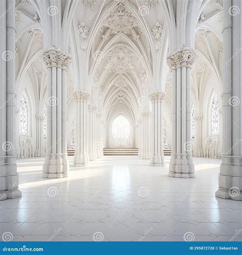 Elegant And Spacious Gothic Interior Showcases The Grandeur Of A