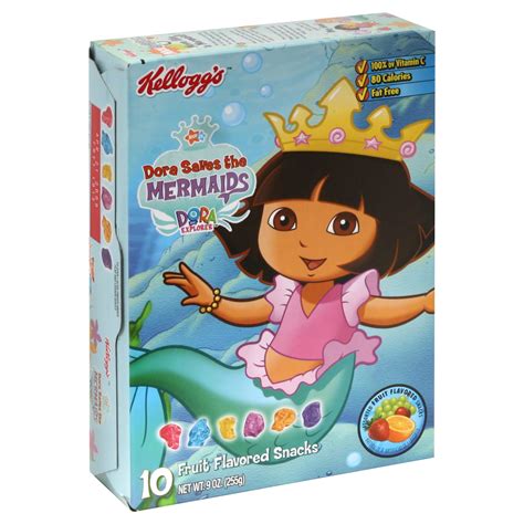 Kelloggs Dora The Explorer Fruit Flavored Snacks Dora Saves The