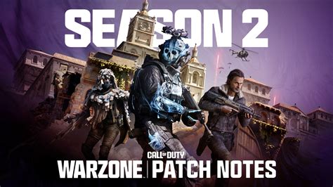 Notas de actualización de la Temporada 2 de Call of Duty Warzone