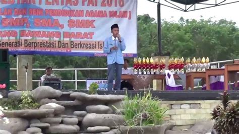 Sman Tulang Bawang Udik Membawa Juara Tulang Bawang Barat Youtube