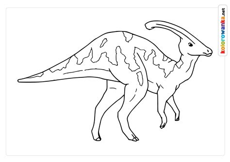 Kolorowanka Do Wydruku Z Dinozaurem Kolorowanki Do Druku