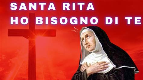 Preghiera Di Guarigione A Santa Rita Da Cascia Youtube