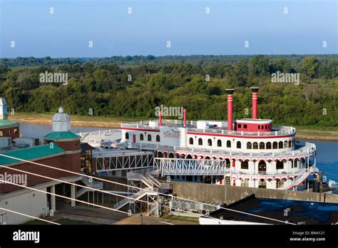 Horizon floating riverboat casino, Vicksburg, Mississippi, USA Stock ...