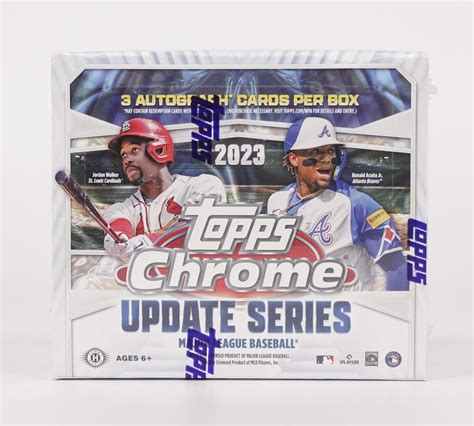 2023 Topps Chrome Update Series Baseball Hobby Jumbo Box Da Card World