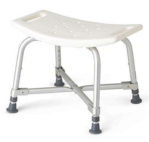 Medline Heavy Duty Shower Chair Bath Bench Without Back A Must