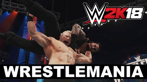 Wwe 2k18 Play Wrestlemania Today Youtube