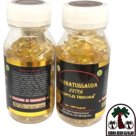 Jual Original Kapsul Habbatussauda Extra Trigona Habbat Habat