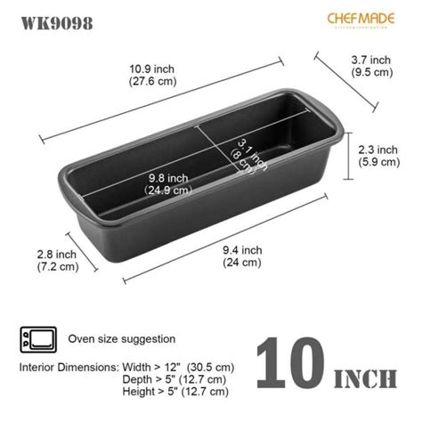 Jual Loyang Persegi Panjang Long Shape Loaf Pan Chefmade Wk9098 Di