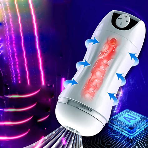 Automatic Male Masturbator Cup Strong Vibration Digital Blowjob Machine Real Pussy Masturbation