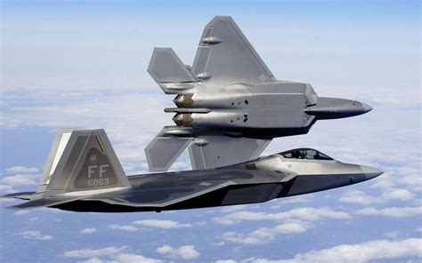 F22a Raptor Stealth Fighter Jets Military Aircraft Wallpaper Preview