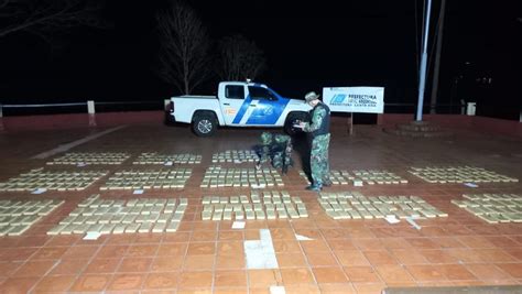 Prefectura incautó más de 460 kilos de marihuana Hay dos detenidos