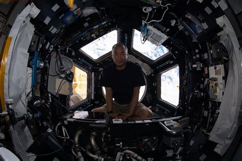 Relaxing Inside the International Space Station's Window to the World