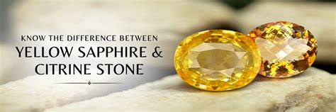 Yellow Sapphire Vs Citrine Natural Pukhraj Co