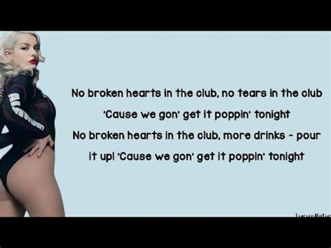 Bebe Rexha Ft Nicki Minaj No Broken Hearts Lyrics YouTube