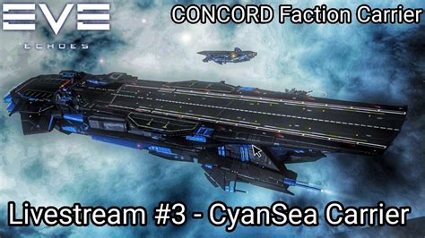 Eve Echoes Livestream Cyansea Concord Special Faction Carrier