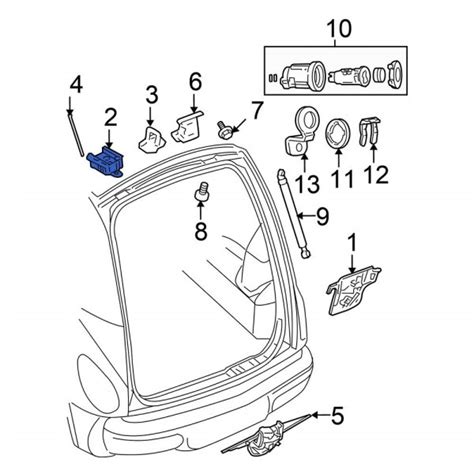 Chrysler Oe Rear Liftgate Latch Release Switch