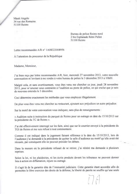 Lettre Au Procureur 28 11 2013 Fichier PDF