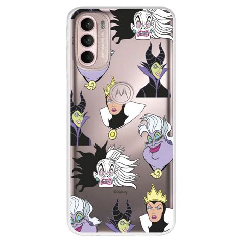 Funda Para Motorola Moto G Oficial De Disney Villanas Patr N