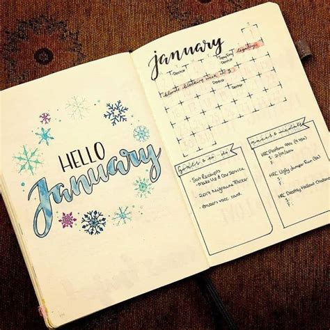 18 Cute January Bullet Journal Ideas To Inspire You