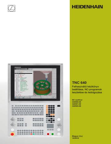 Heidenhain Tnc X Cnc Control User Manual Manualzz