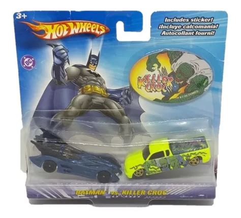 Hot Wheels Batman Vs Killer Croc Pack MercadoLibre
