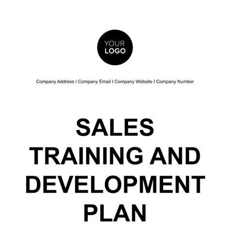 Sales Training and Development Plan Template - Edit Online & Download ...