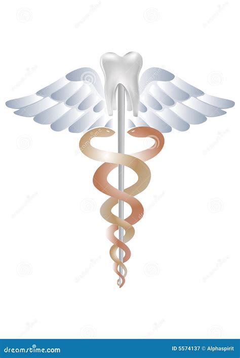 Dental Caduceus Logo