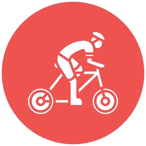 Premium Vector Cycling Vector Illustration Style