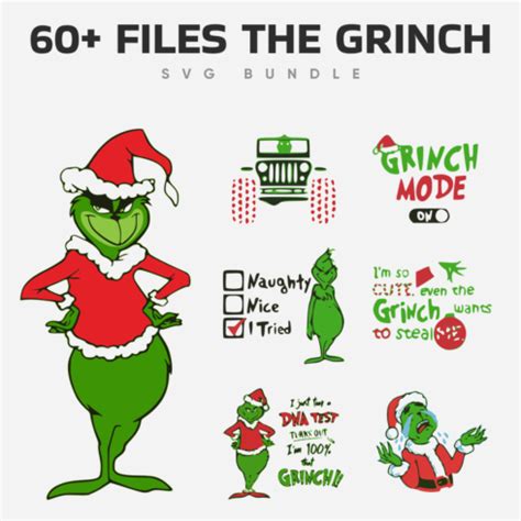 Files The Grinch Svg Bundle Masterbundles