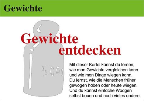 Größen Kartei Gewichte entdecken Jockweg Bernd Amazon de Bücher