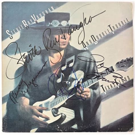 Stevie Ray Vaughan Signed Texas Flood Vinyl