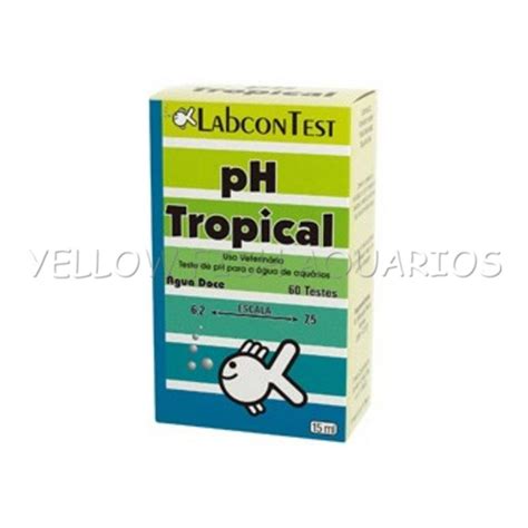 Labcon Teste De Ph Tropical Agua Doce 15 Ml 60 Testes R 7 85