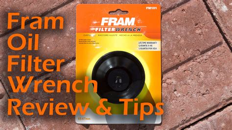 Fram Oil Filter Wrench Review - My Legit Reviews