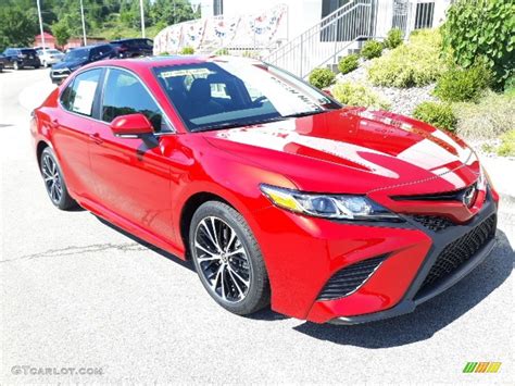 Supersonic Red 2020 Toyota Camry Se Awd Exterior Photo 139072872