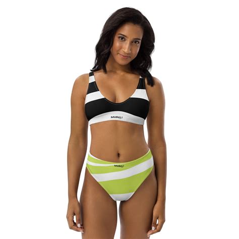Recycled high waisted bikini MōBēL USA