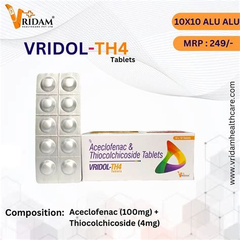 Aceclofenac Mg Thiocolchicoside Mg Tablet At Rs Stripe