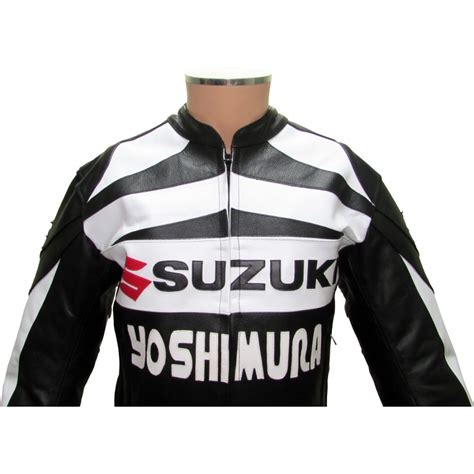 Suzuki Yoshimura Gsxr Leather Biker Jacket