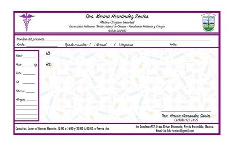 Formato De Receta Medica Para Imprimir Images NBKomputer