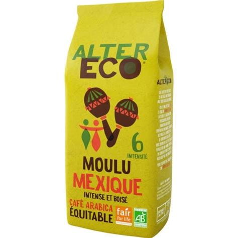 Caf Moulu Pur Arabica Mexique Bio Alter Eco Le Paquet De G