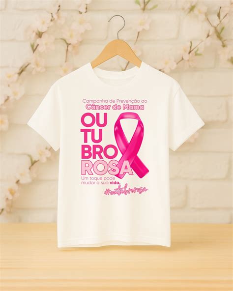 Arte Camisa Outubro Rosa - Pacote de Artes Camisetas Outubro Rosa - Agência Vintage