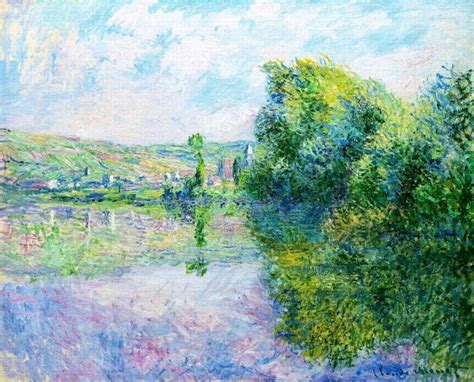 The Seine At V Theuil By Claude Monet Artist Monet Portland Museum