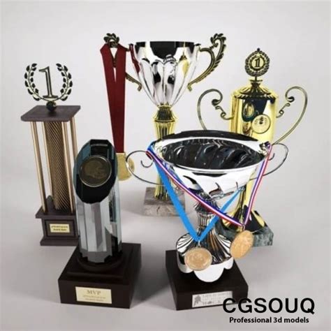 Trophies 3D Model for Download | CGSouq.com